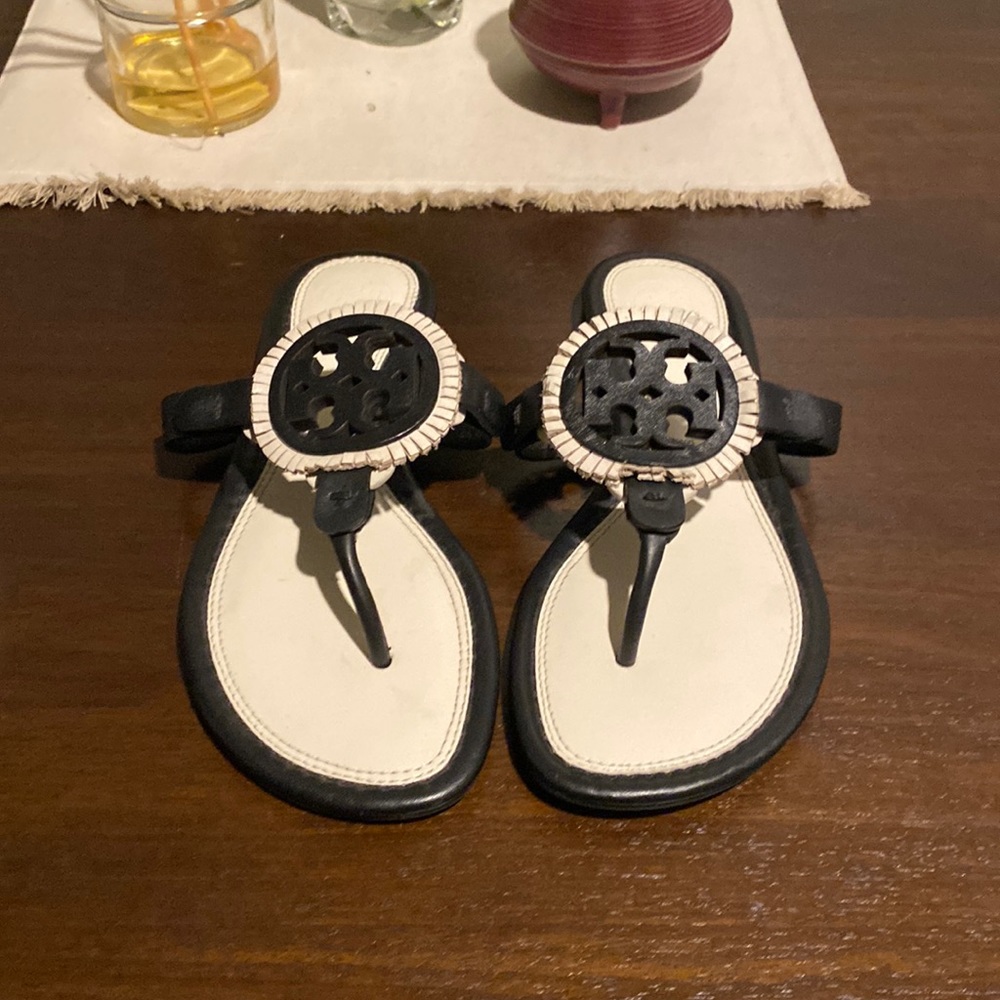 Tory Burch Miller Fringe Sandals